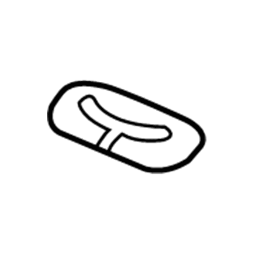 1FA551D1AA Mopar Seat Belt Bezel Illustration 1 of 1