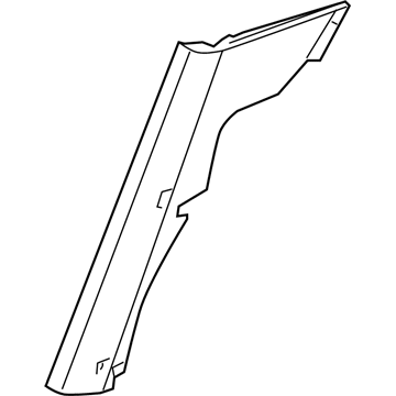 Mopar UM51XDBAF Quarter Trim Panel UM51XDBAF Mopar Quarter Trim Panel Illustration 1 of 1