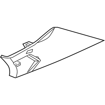 UM44DW1AE Mopar C Pillar Panel Illustration 1 of 1