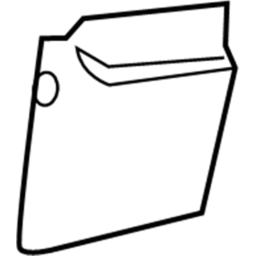 1AW56DK5AA Mopar Seat Riser Shield Illustration 1 of 1