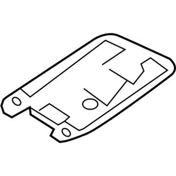 Mopar 5028512AC Bracket-Console Tray 5028512AC Mopar Bracket-Console Tray Illustration 1 of 1