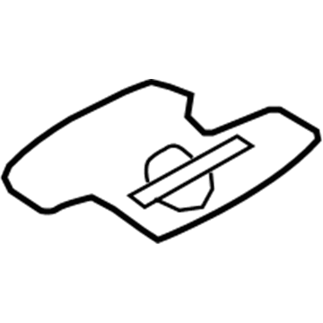 YQ04BD5AC Mopar Floor Console Tray Illustration 1 of 1