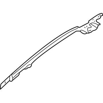 5020380AA Mopar Windshield Frame Illustration 1 of 1