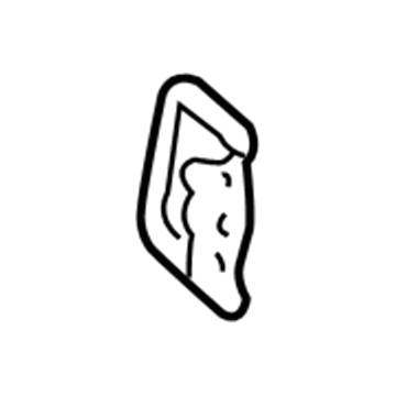 4716432AB Mopar Door Striker Reinforcement Illustration 1 of 1