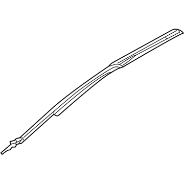 Mopar 4860567AA A Pillar Panel 4860567AA Mopar A Pillar Panel Illustration 1 of 1