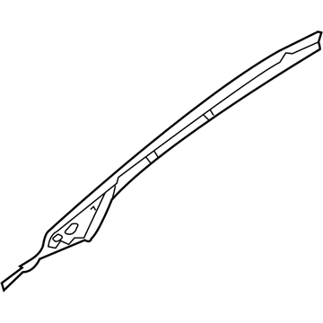 4860563AB Mopar Windshield Side Frame Illustration 1 of 1