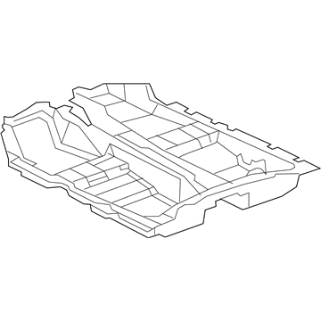 XS06DX9AI Mopar Floor Carpet Illustration 1 of 1