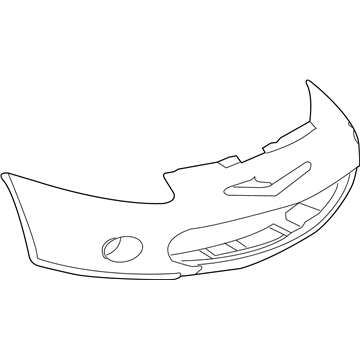 4805262AC Mopar Front Bumper Cover Illustration 1 of 1