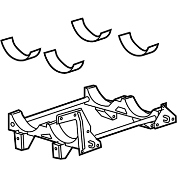 68226665AA Mopar Bracket-CNG Cradle Illustration 1 of 1