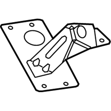 68200181AA Mopar Bracket-CNG Filler Support Illustration 1 of 1