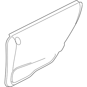 WQ68XDVAA Mopar Rear Door Trim Panel Illustration 1 of 1