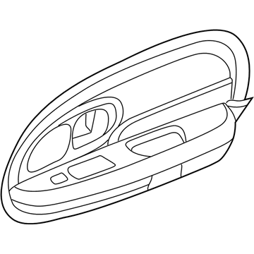 PP05WL5CB Mopar Door Pull Cup Illustration 1 of 1