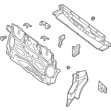 5142480AA Mopar Panel-Rear Wall Illustration 1 of 1