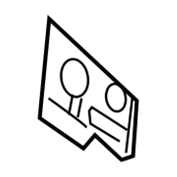 5099635AA Mopar Bracket-Body Rear Panel Illustration 1 of 1