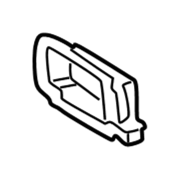 4580043AC Mopar Cap End-Side Rail Illustration 1 of 1