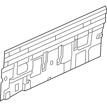 Mopar 55112094AB REINFMNT-Cab Back 55112094AB Mopar REINFMNT-Cab Back Illustration 1 of 1