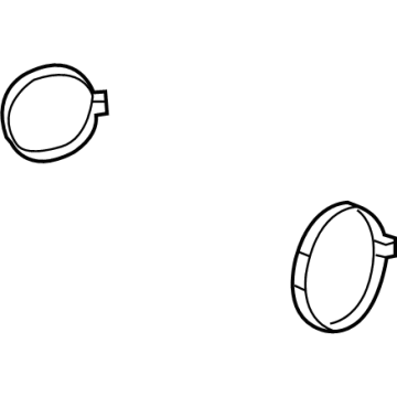 Mopar 5037566AA Hose Clamp 5037566AA Mopar Hose Clamp Illustration 1 of 1