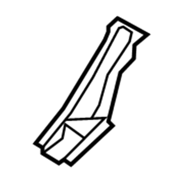 5115525AA Mopar REINFMNT-Rear Floor SIDEMEMBER Illustration 1 of 1