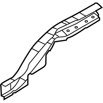 5054203AA Mopar Rear Floor Pan Side Rail Illustration 1 of 1