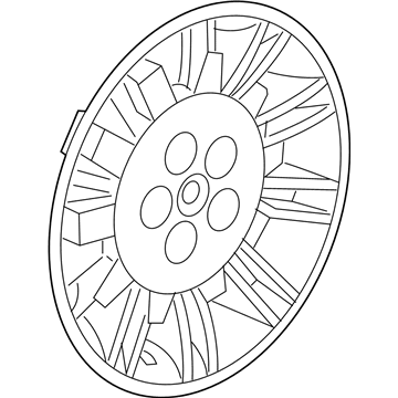 UQ19ZDJAA Mopar Wheel Cover Illustration 1 of 1