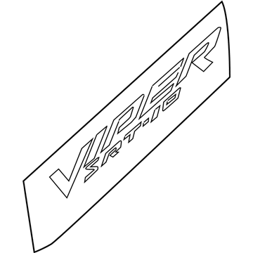 WN81PX3AB Mopar Decal-Viper Illustration 1 of 1