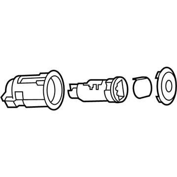 4778147 Mopar Cylinder Lock-Deck Lid Lock Illustration 1 of 1
