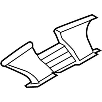 4662040AB Mopar Defroster Duct Illustration 1 of 1