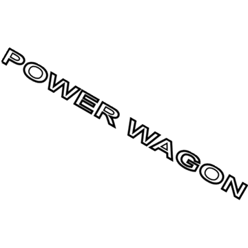 6GA56AXRAA Mopar Decal-TAILGATE Illustration 1 of 1