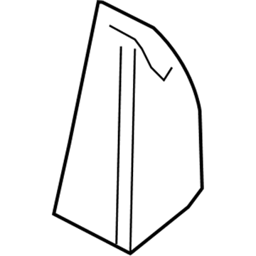 Mopar XT84DX9AD Mirror Opening Cover Bezel XT84DX9AD Mopar Mirror Opening Cover Bezel Illustration 1 of 1