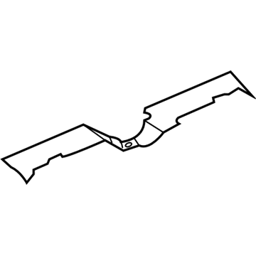 4806169AA Mopar Under Hood Appearance Panel Illustration 1 of 1