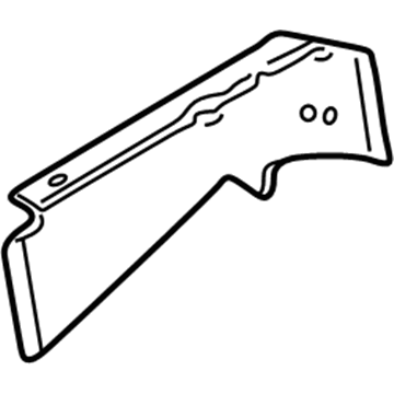 5080618AB Mopar FASCIA-Front Fender Side Shield Illustration 1 of 1