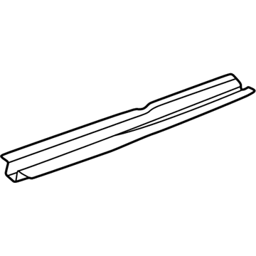 Mopar 4783490AB Front Side Rail 4783490AB Mopar Front Side Rail Illustration 1 of 1