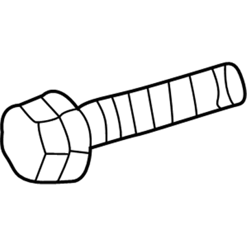 154938AA Mopar Hexagon Head Bolt Illustration 1 of 1