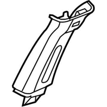 Mopar YS74DW1AE B Pillar Upper Trim Panel YS74DW1AE Mopar B Pillar Upper Trim Panel Illustration 1 of 1