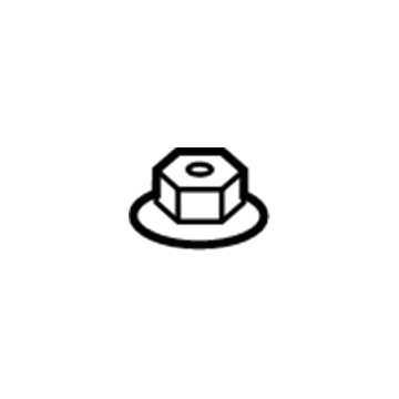 6505297AA Mopar Hexagon Flange Nut Illustration 1 of 1