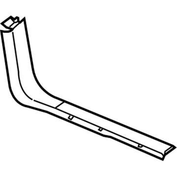 5HP42XDHAA Mopar Cowl Side Trim Panel Illustration 1 of 1