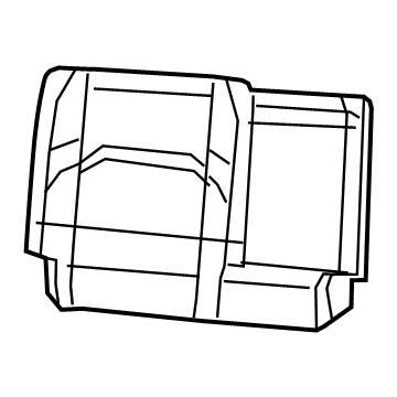 7CC54TX7AA Mopar Cover-Rear Seat Back Illustration 1 of 1