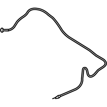 55394495AB Mopar Hood Release Cable Illustration 1 of 1
