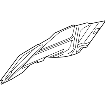 55196983AG Mopar Hood Silencer Illustration 1 of 1