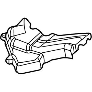 4885525AA Mopar Cover-Heater Core Tubes Illustration 1 of 1