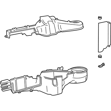 5166535AA Mopar Blower Motor Housing Illustration 1 of 1