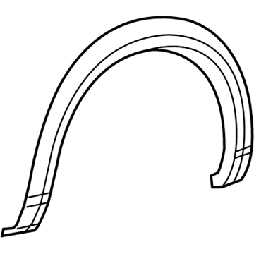 1FV94RXFAH Mopar Wheel Opening Flare Molding Illustration 1 of 1