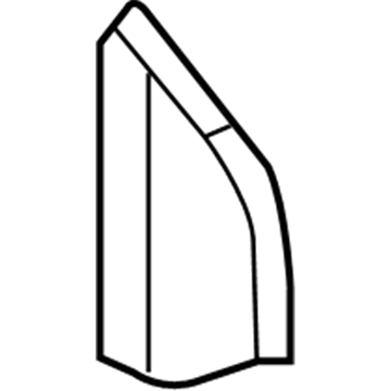 1TA20DX9AE Mopar Mirror Opening Cover Bezel Illustration 1 of 1