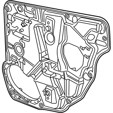 68170230AA Mopar Carrier Plate Panel Illustration 1 of 1