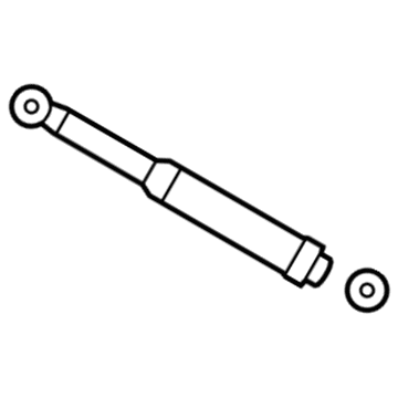 52060058AE Mopar Steering Damper Illustration 1 of 1