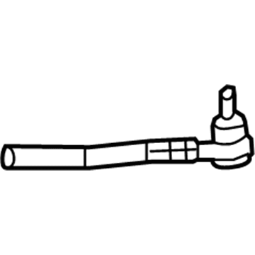 2013 Jeep Wrangler Tie Rod End - 52060053AE