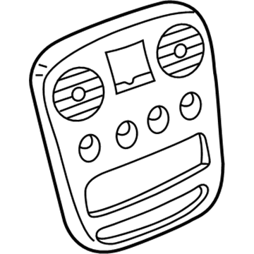 UD201L8AF Mopar Instrument Panel Bezel Illustration 1 of 1