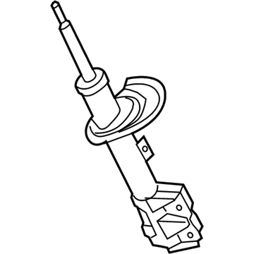 Mopar 68058845AB Front suspension Strut 68058845AB Mopar Front suspension Strut Illustration 1 of 1