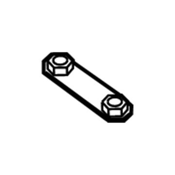 6508831AA Mopar Hexagon Flange Locking Nut Illustration 1 of 1
