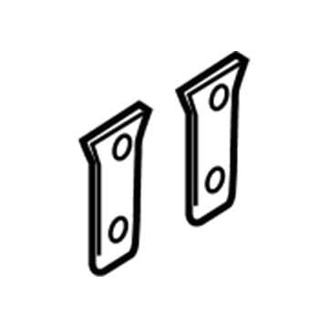 52126153AA Mopar Reinforce-Front Tow Hook Illustration 1 of 1